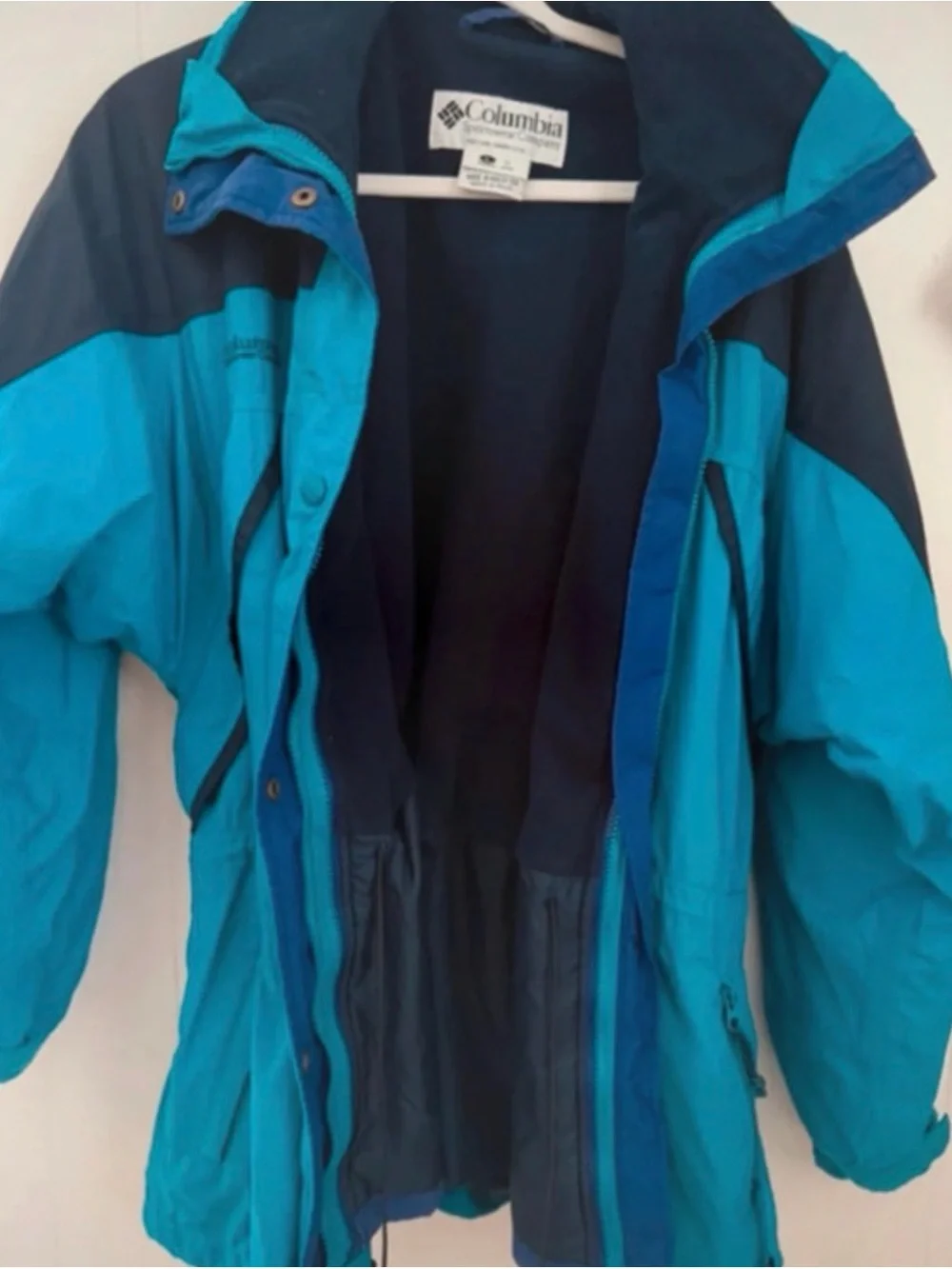Vintage 90s Columbia Rare Jacket Set